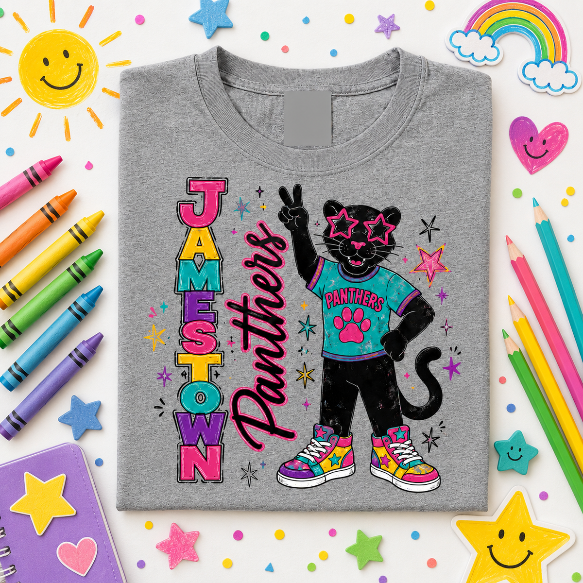 Jamestown Panthers Fun Tee *Choose Style & Color*