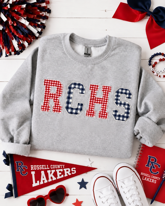 RCHS EMBROIDERED GREY SWEATSHIRT