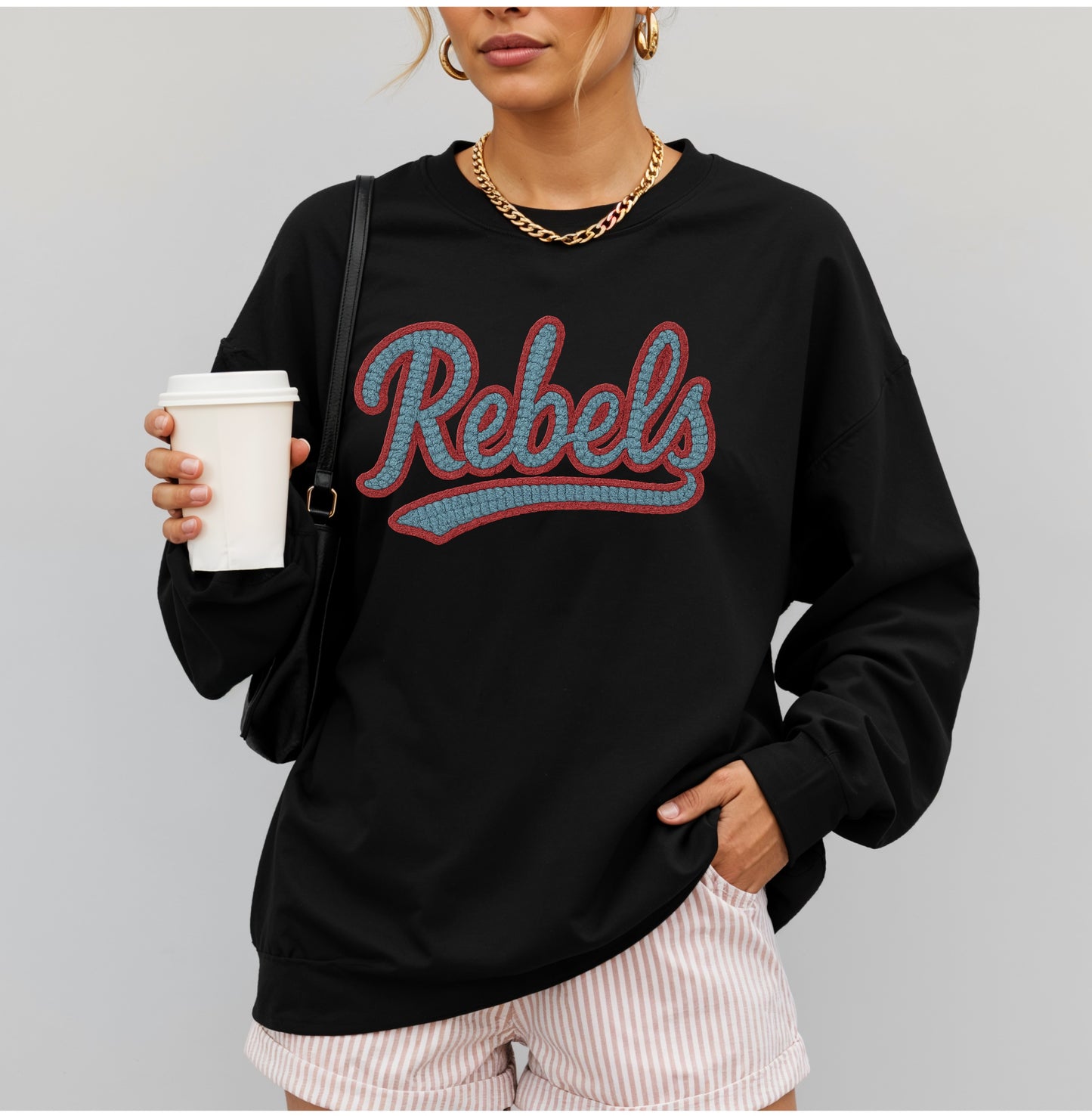 Vintage Rebels Faux Crocheted Black *Choose Style*