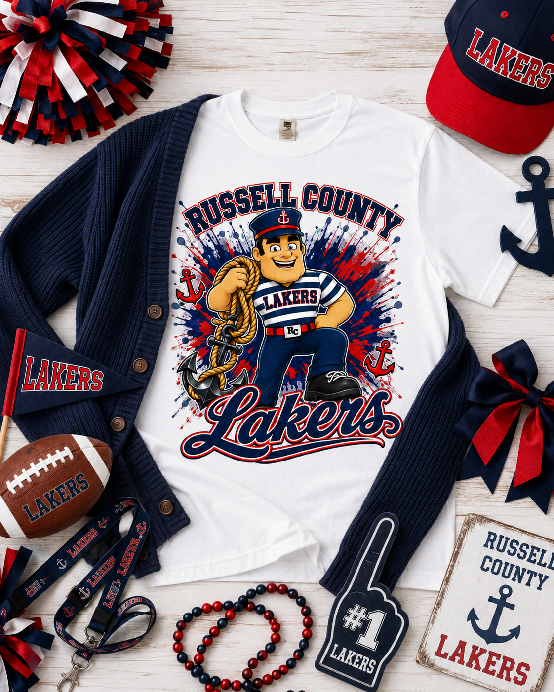 PRINTERS CHOICE A- Larry The Laker *CHOOSE STYLE*
