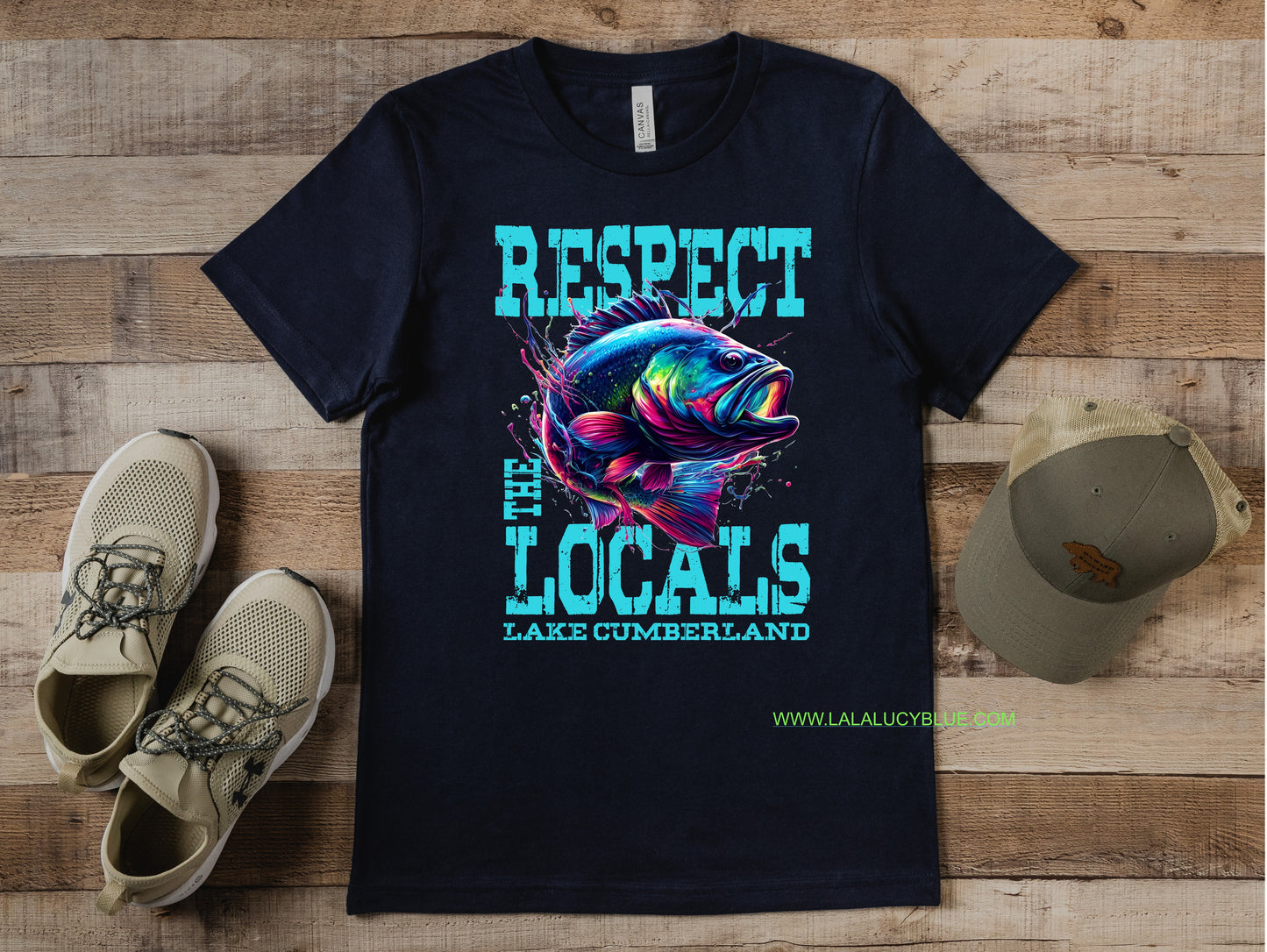 Respect The Locals Black Tee