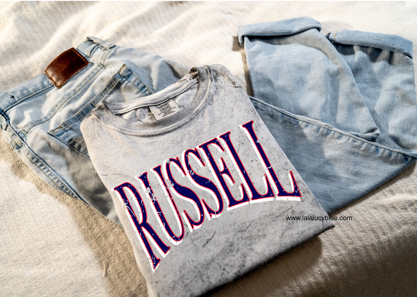 Russell Colorblast Grey Tee