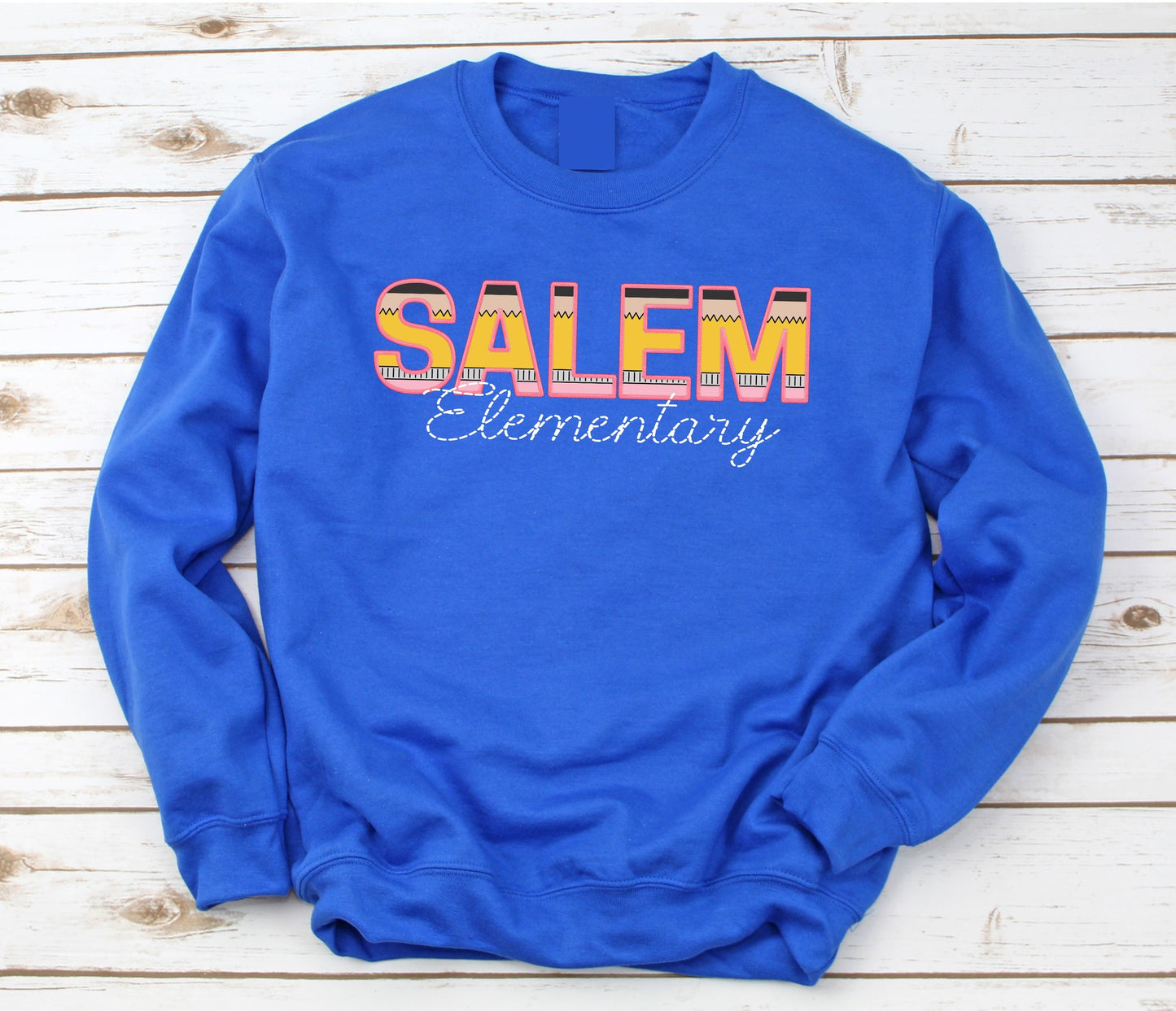 Salem Faux Embroidery Royal *Choose Style*