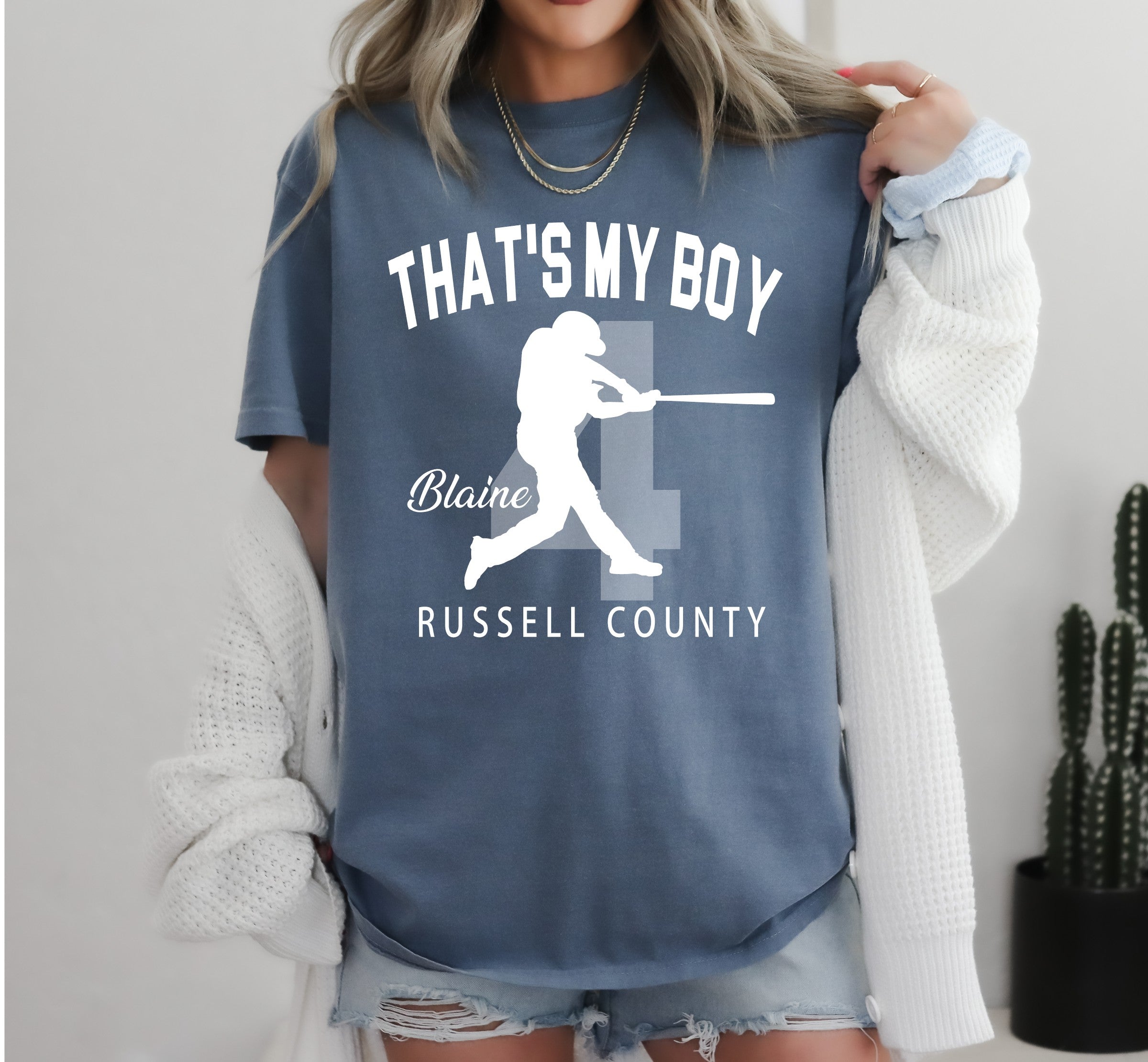 That's My Boy Baseball *Personalized* – Lalalucyblue Screen Printing