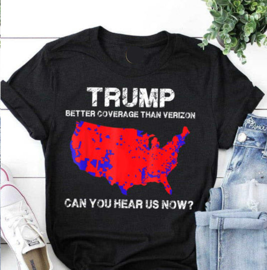 Trump - Better Coverage - Black Tee