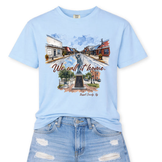 We Call It Home Blue T-Shirt