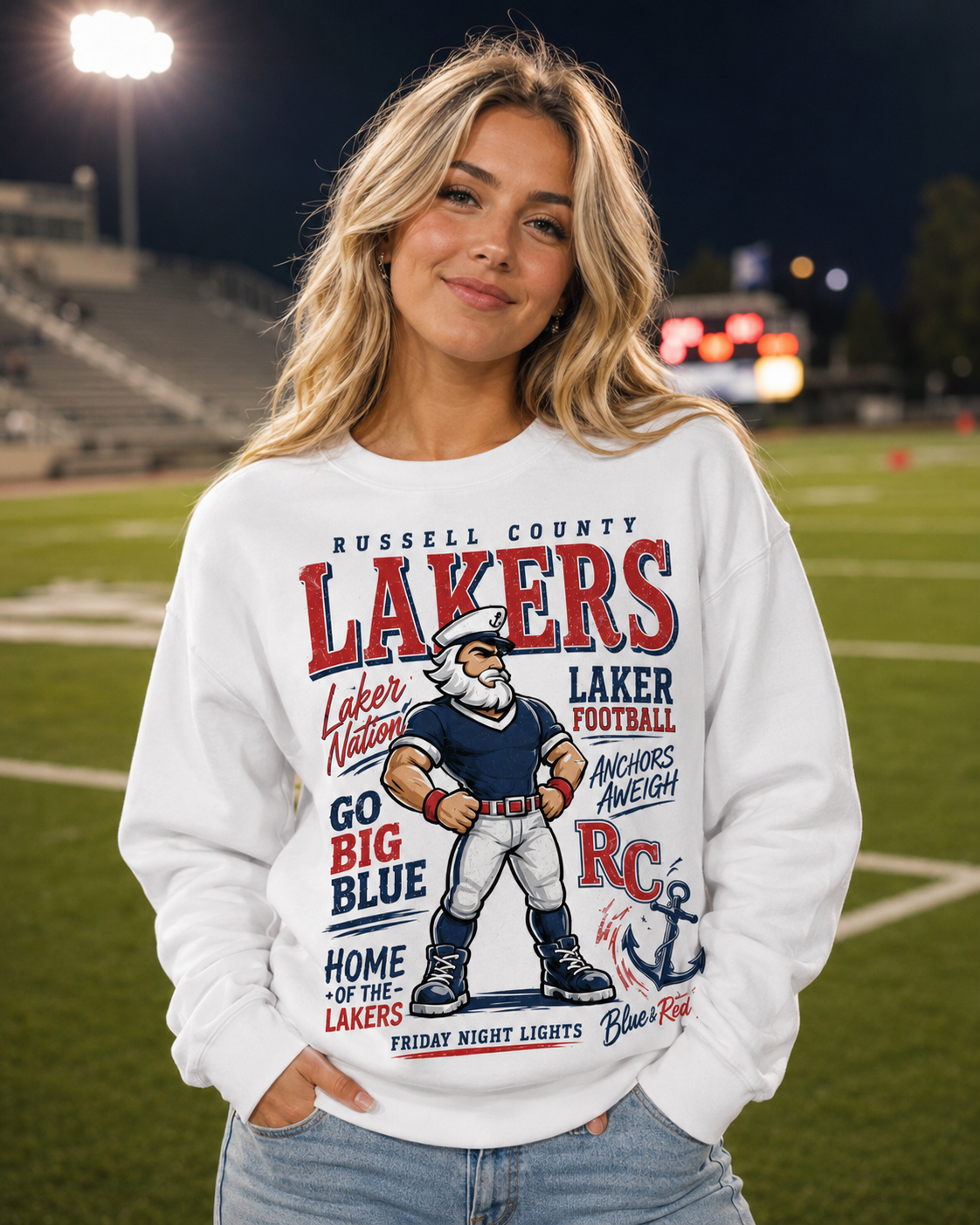 Laker Football Mascot *Choose Style & Color*