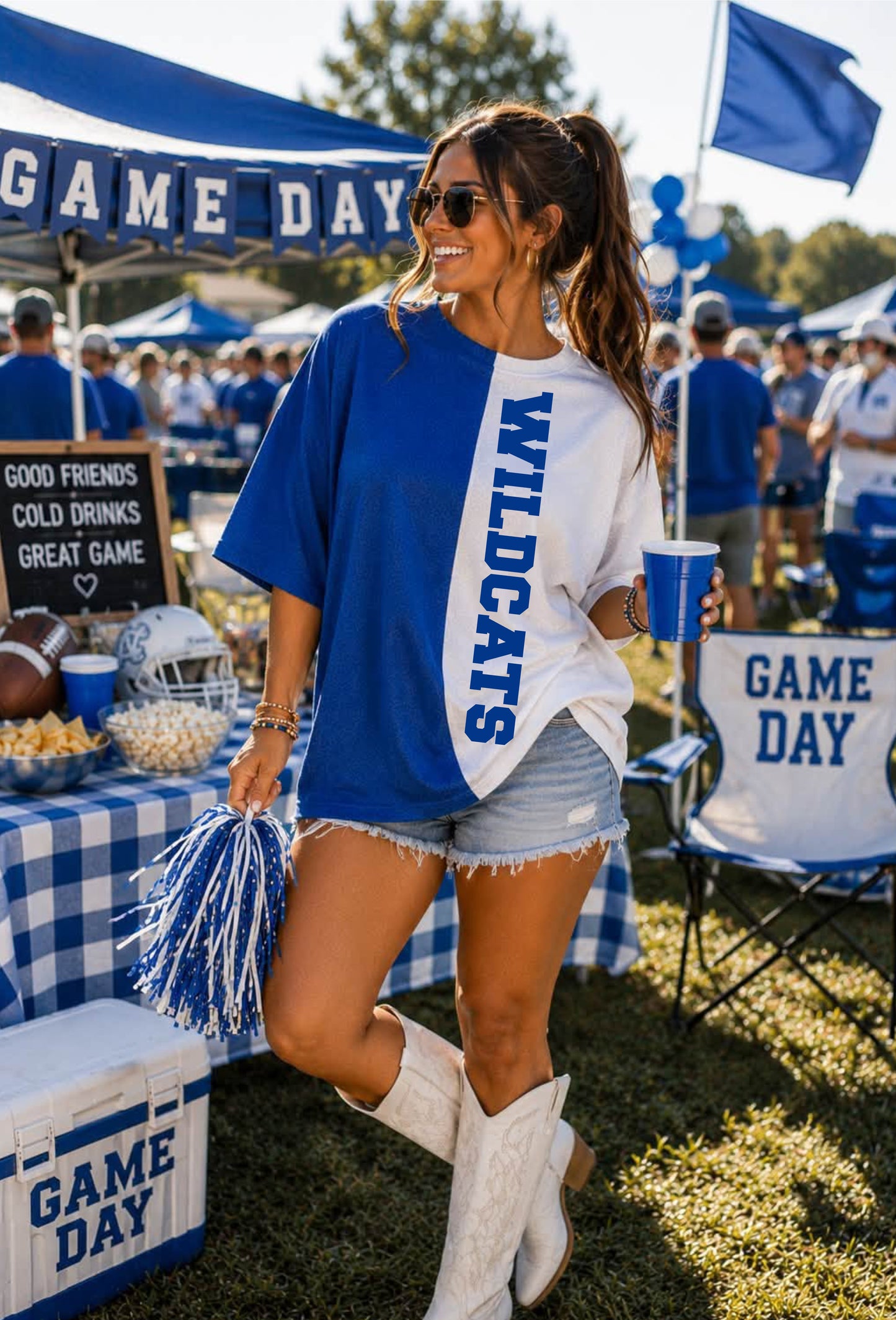 Wildcats Split Tee