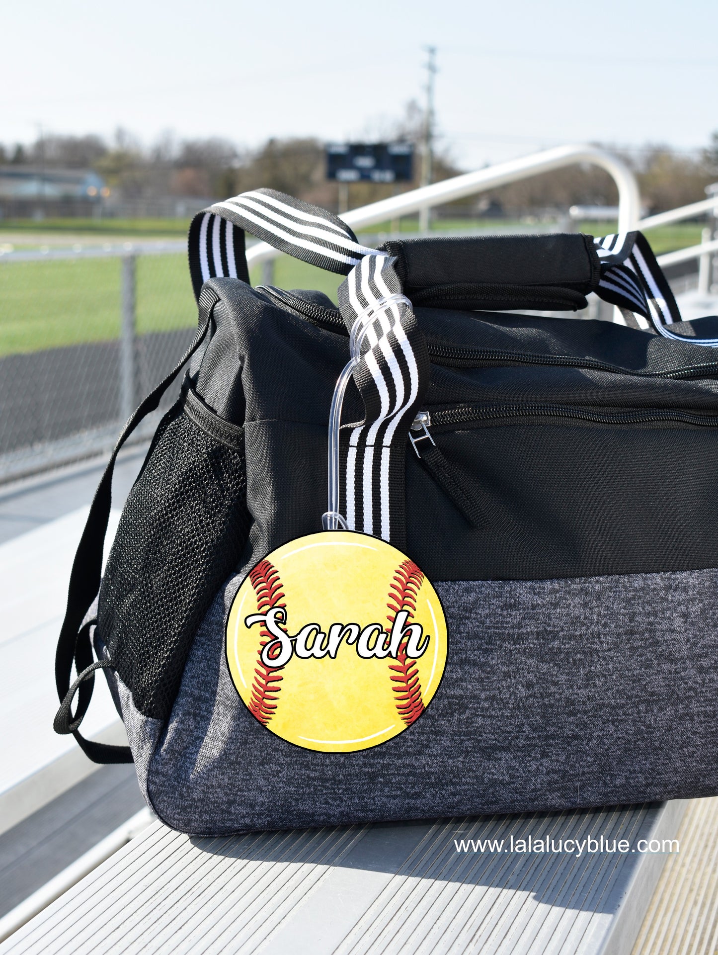 Softball Sports Bag Tag *PERSONALIZE*